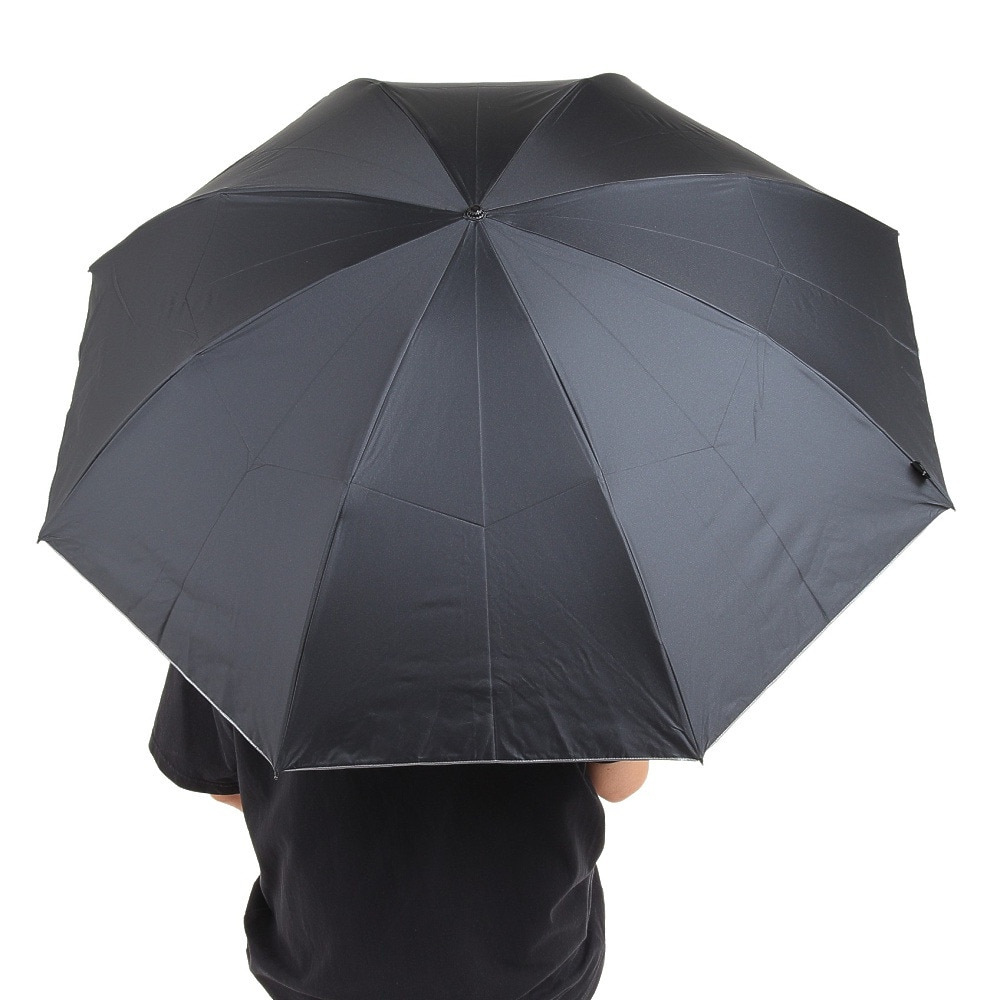 プーマ（PUMA）（メンズ）晴雨兼用 ガンメタリック 折りたたみ傘 58cm PBM25HK BK 黒