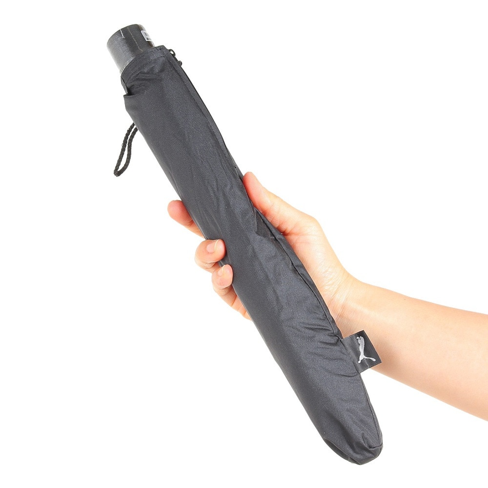 プーマ（PUMA）（メンズ）晴雨兼用 ガンメタリック 折りたたみ傘 58cm PBM25HK BK 黒