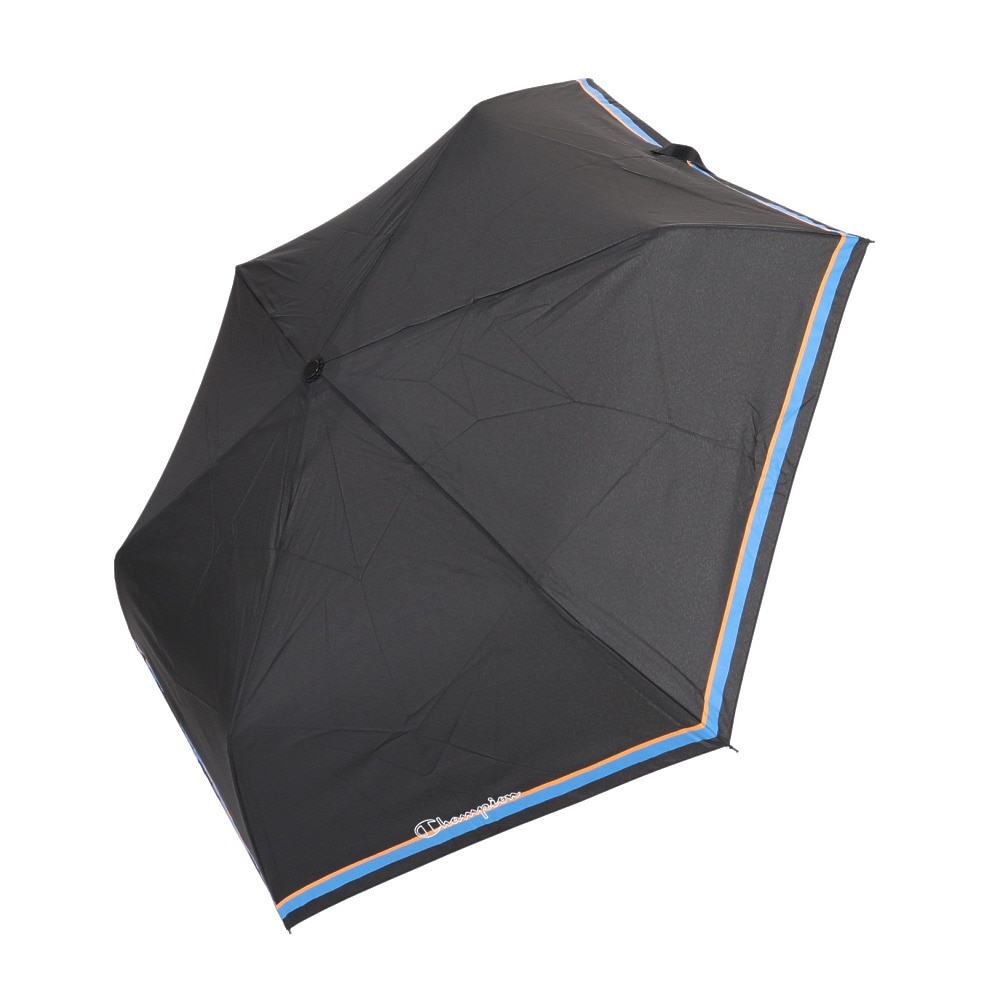 チャンピオン（CHAMPION）（メンズ、レディース）雨傘 折りたたみ傘 58cm CHM31MN BK 黒