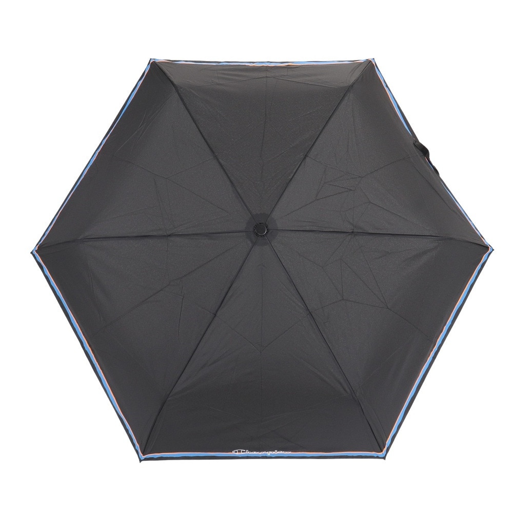 チャンピオン（CHAMPION）（メンズ、レディース）雨傘 折りたたみ傘 58cm CHM31MN BK 黒