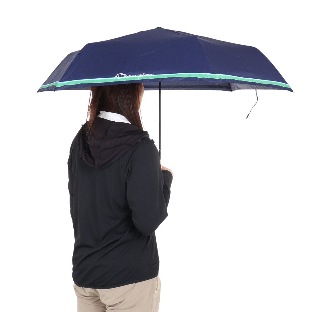 チャンピオン（CHAMPION）（メンズ、レディース）雨傘 折りたたみ傘 58cm CHM31MN NV ネイビー