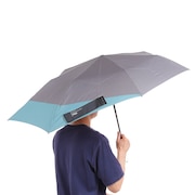 ワールド パーティー（W.P.C）（メンズ、レディース）雨傘 バックプロテクトフォールディング UX004-932-002 グレーXブルー