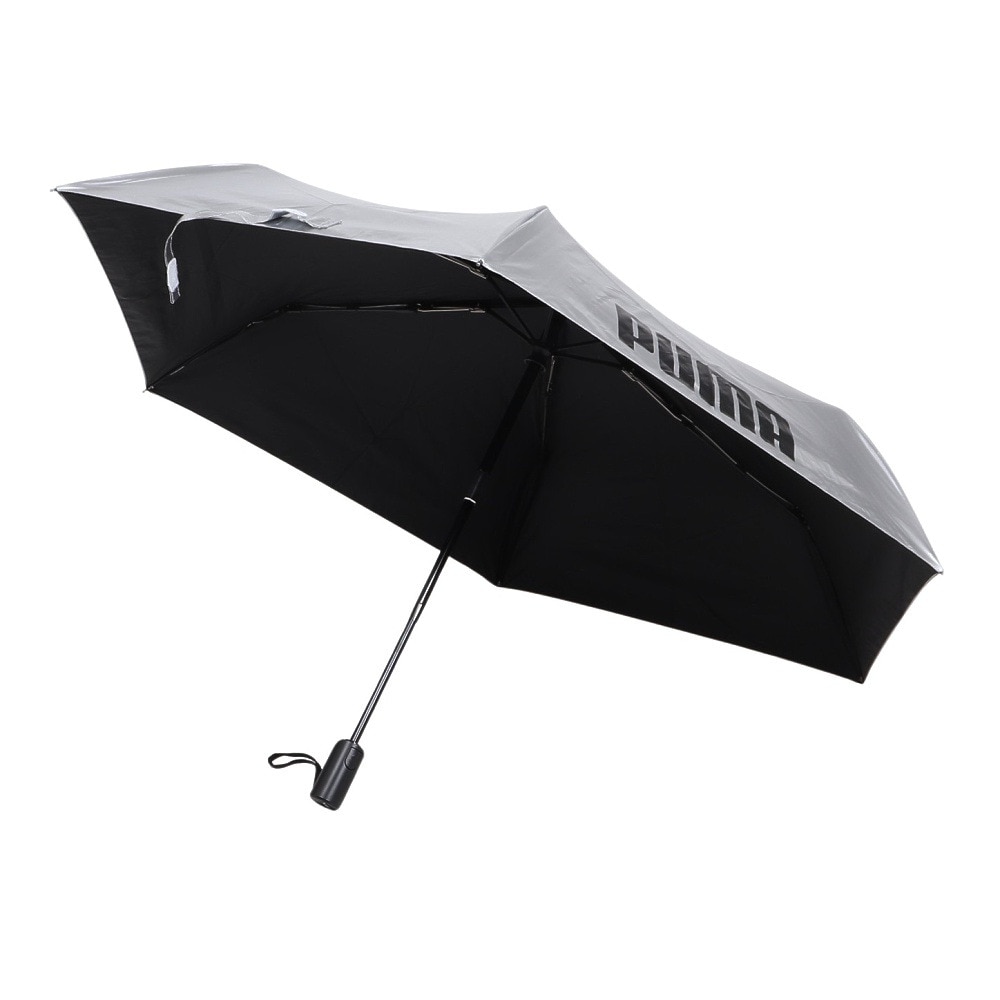 プーマ（PUMA）（メンズ、レディース）大人用折畳み 晴雨兼用 無地 55cm 自動開閉傘 PBP66WJ55 BK