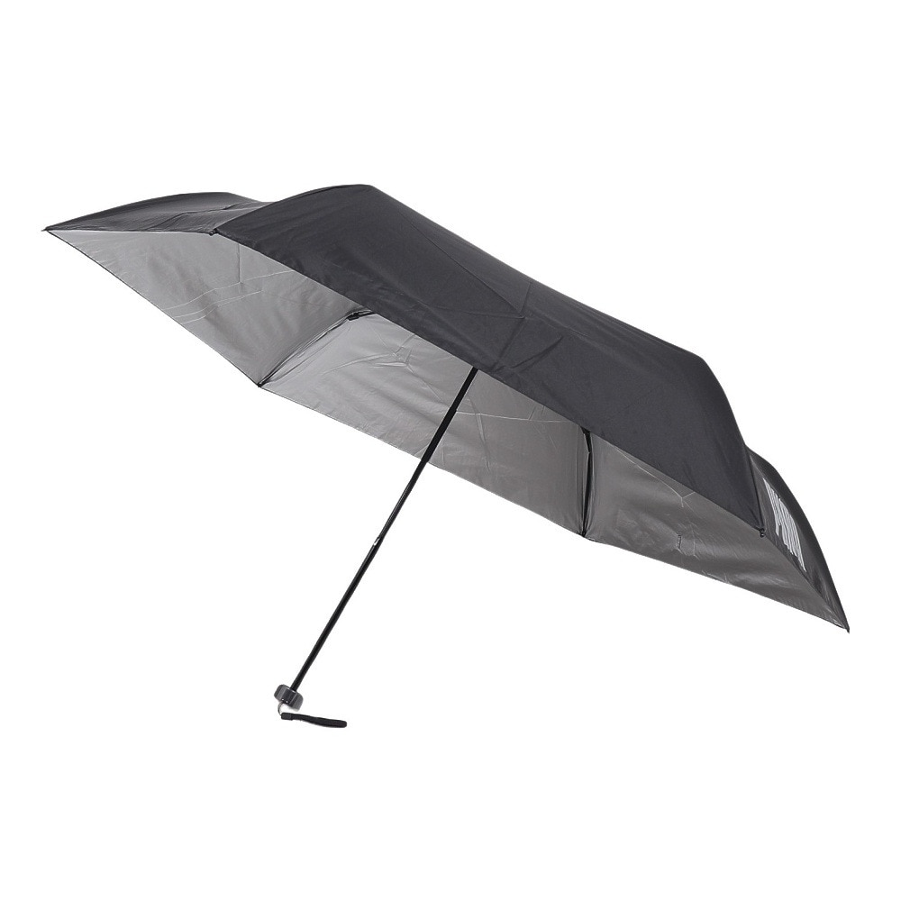 プーマ（PUMA）（メンズ、レディース）晴雨兼用 折りたたみ傘 無地 60cm PBP67MN60 BK 黒