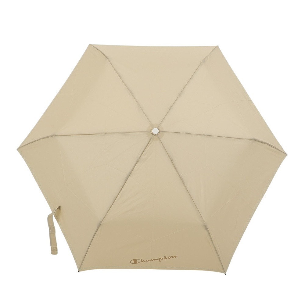 チャンピオン（CHAMPION）（レディース）雨傘 折りたたみ傘 くすみ無地 55cm 耐風 CHL71MN55 BE ベージュ