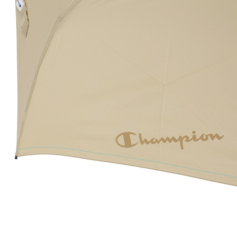 チャンピオン（CHAMPION）（レディース）雨傘 折りたたみ傘 くすみ無地 55cm 耐風 CHL71MN55 BE ベージュ