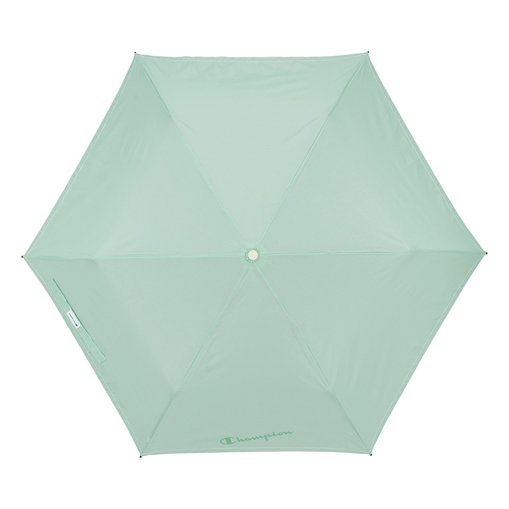 チャンピオン（CHAMPION）（レディース）雨傘 折りたたみ傘 くすみ無地 55cm 耐風 CHL71MN55 GR グリーン