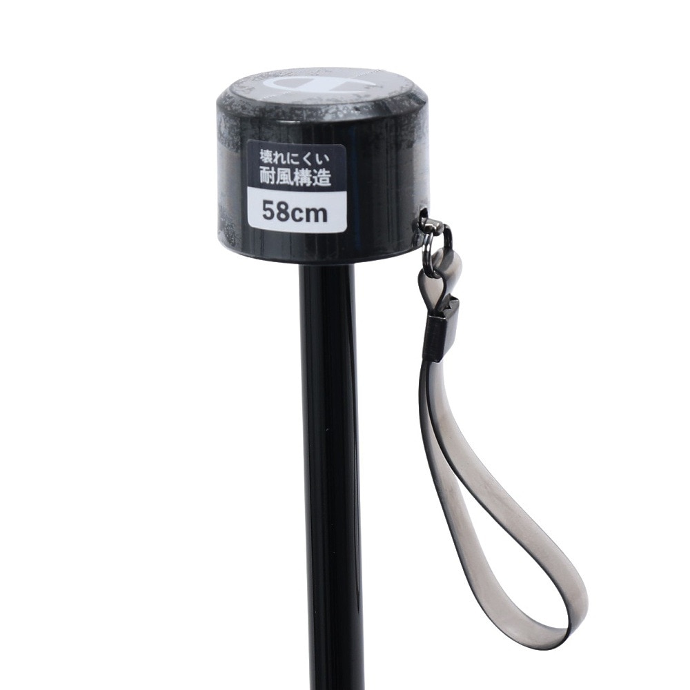 チャンピオン（CHAMPION）（メンズ）雨傘 折りたたみ傘 ステッチ無地 58cm 耐風 CHM69MN58 NV ネイビー