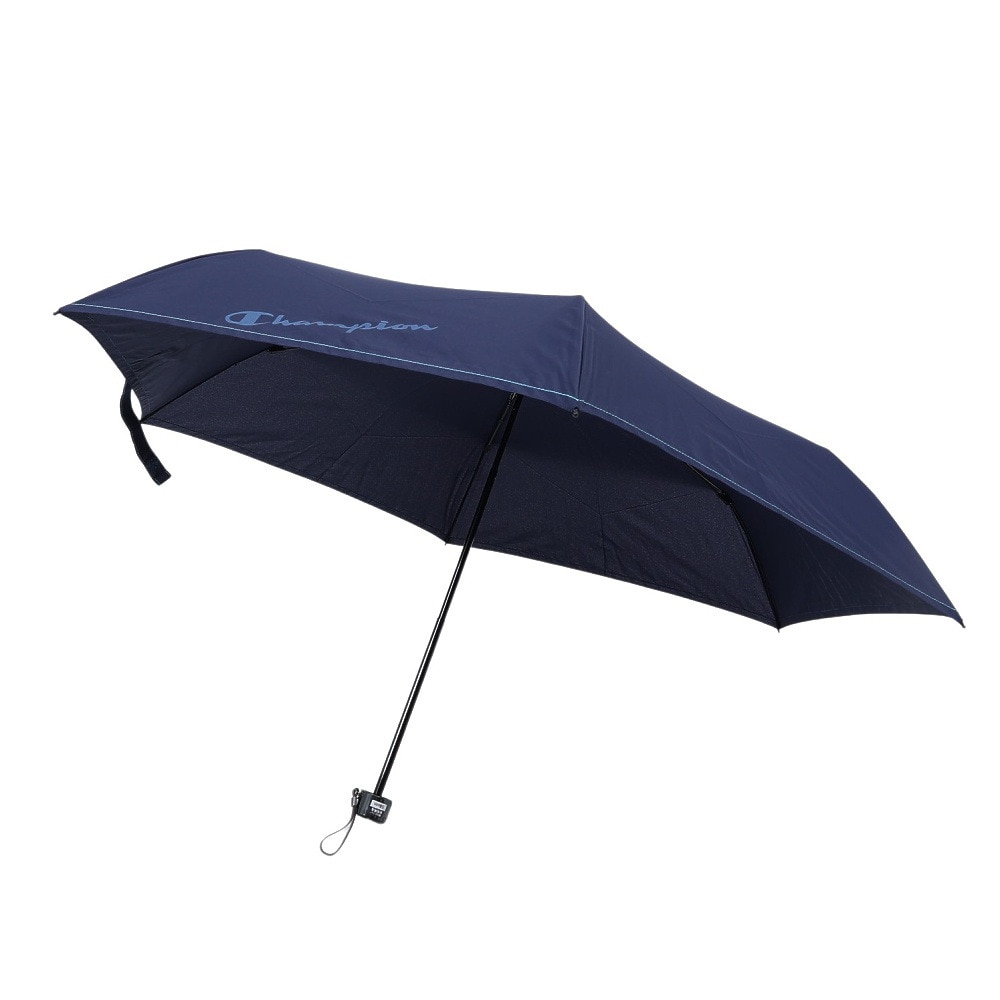 チャンピオン（CHAMPION）（メンズ）雨傘 折りたたみ傘 ステッチ無地 58cm 耐風 CHM69MN58 NV ネイビー