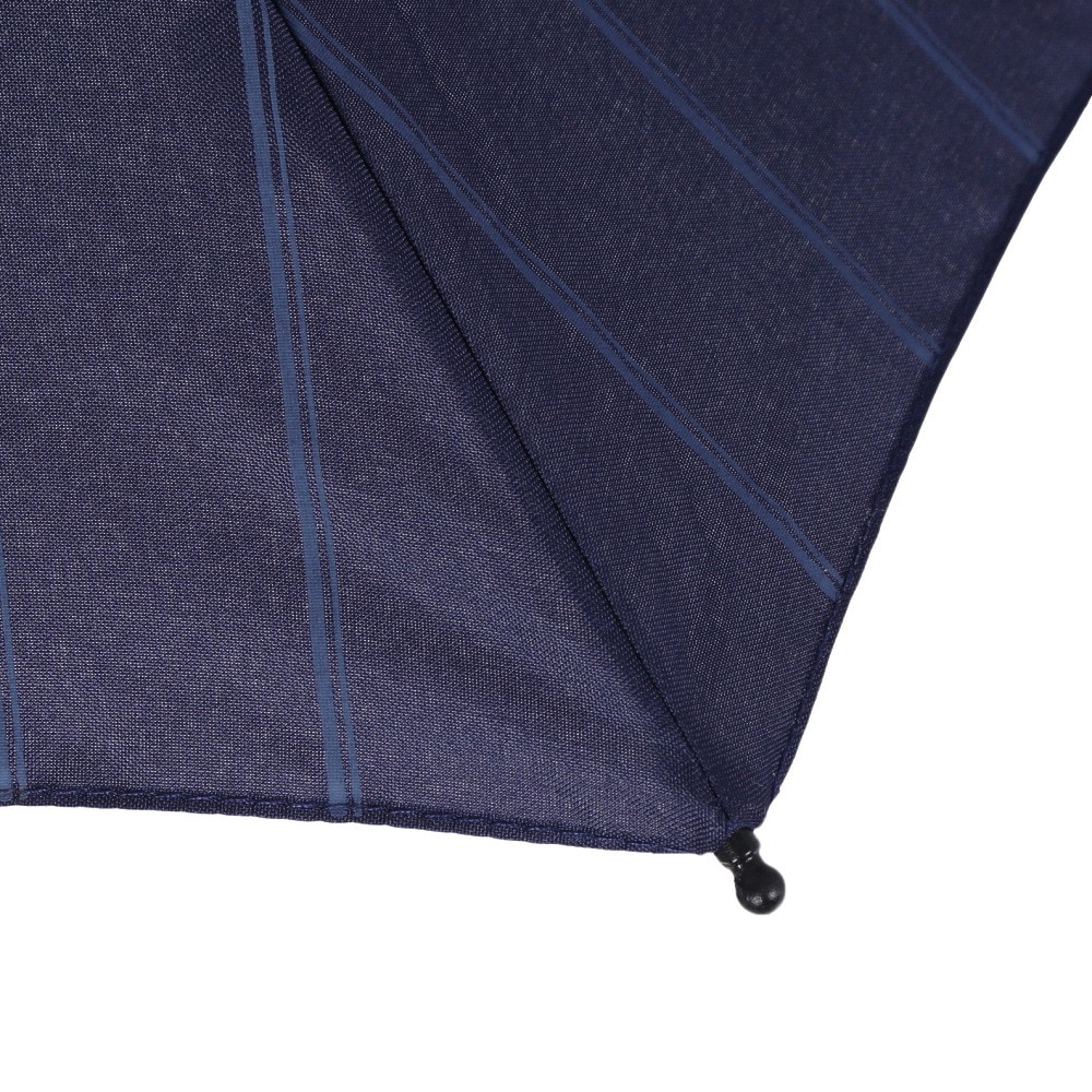 チャンピオン（CHAMPION）（メンズ、レディース）雨傘 折りたたみ傘 ストライプ 耐風 CHM70MN58 NV ネイビー