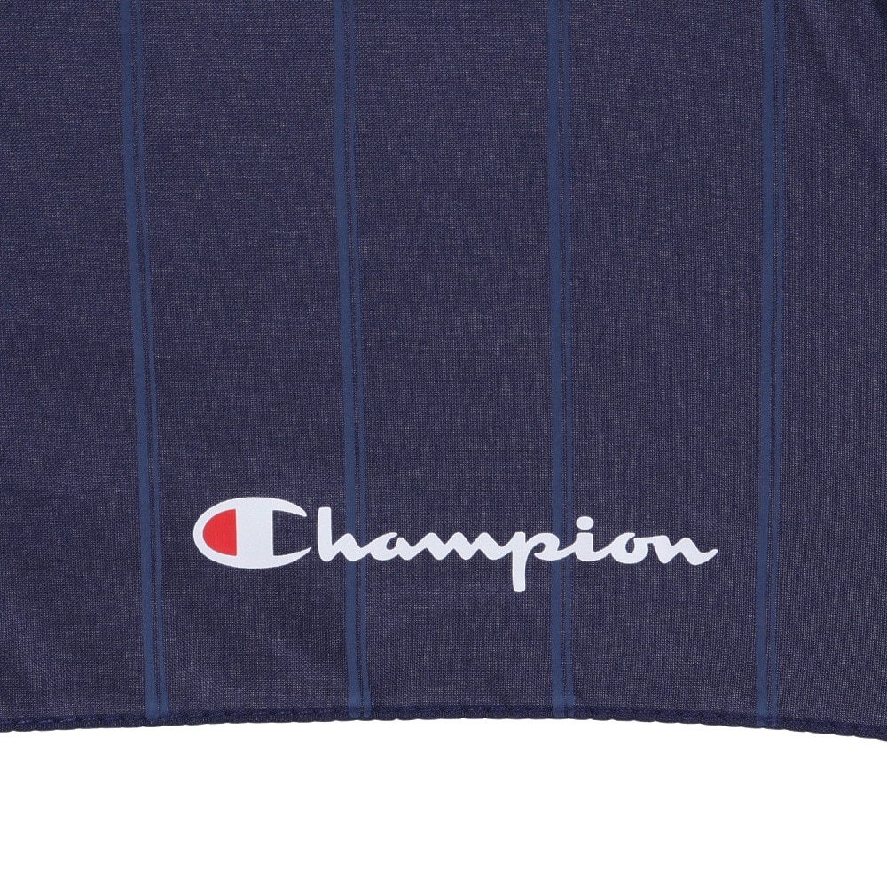 チャンピオン（CHAMPION）（メンズ、レディース）雨傘 折りたたみ傘 ストライプ 耐風 CHM70MN58 NV ネイビー