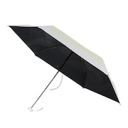 (メンズ、レディース)晴雨兼用折りたたみ日傘 kowaza ボーダー 黄色 31-230-30289-05-50-500 撥水 遮光 遮熱 紫外線対策 UVカット