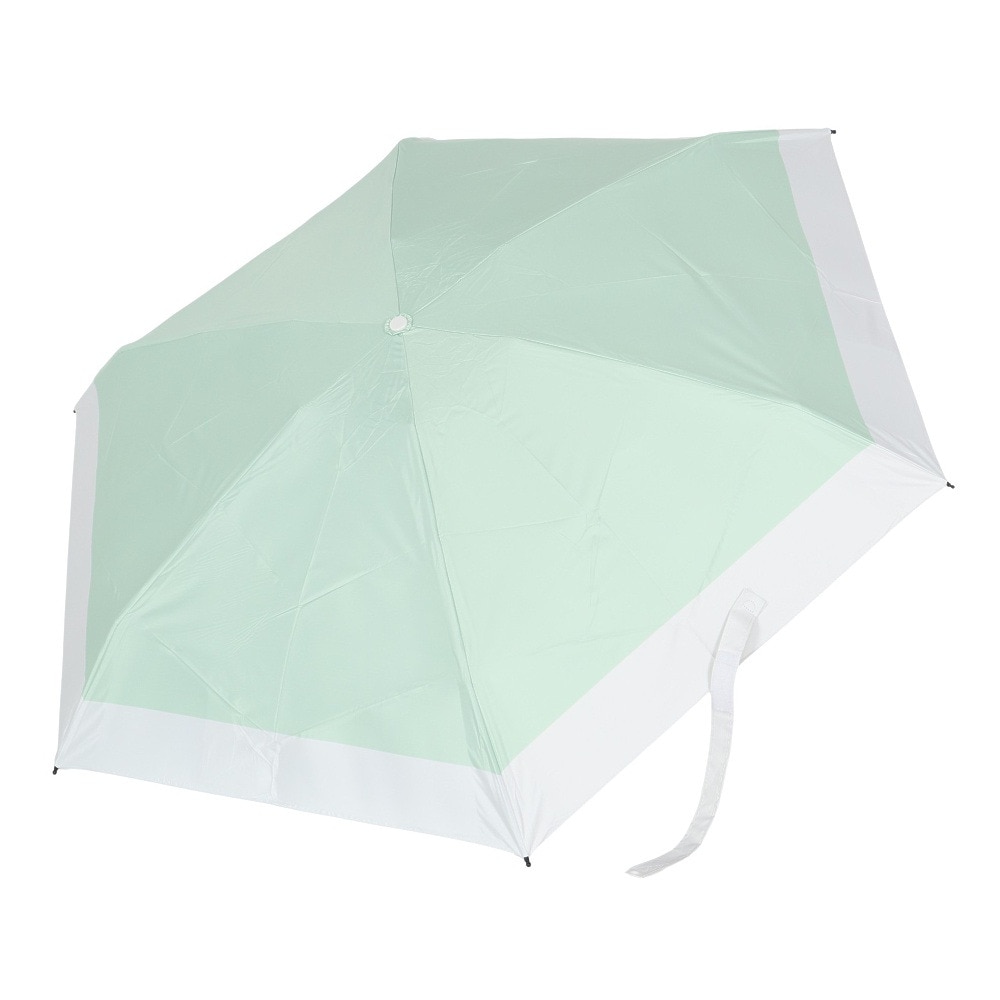 ムーンバット（MOONBAT）（メンズ、レディース）晴雨兼用折りたたみ日傘 kowaza ボーダー 緑 31-230-30289-05-60-50 撥水 遮光 遮熱 紫外線対策 UVカット