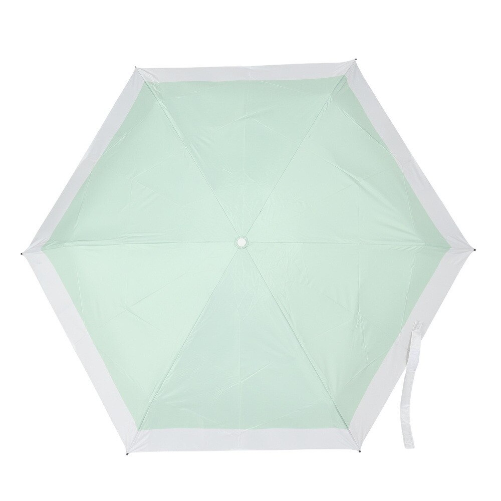 ムーンバット（MOONBAT）（メンズ、レディース）晴雨兼用折りたたみ日傘 kowaza ボーダー 緑 31-230-30289-05-60-50 撥水 遮光 遮熱 紫外線対策 UVカット
