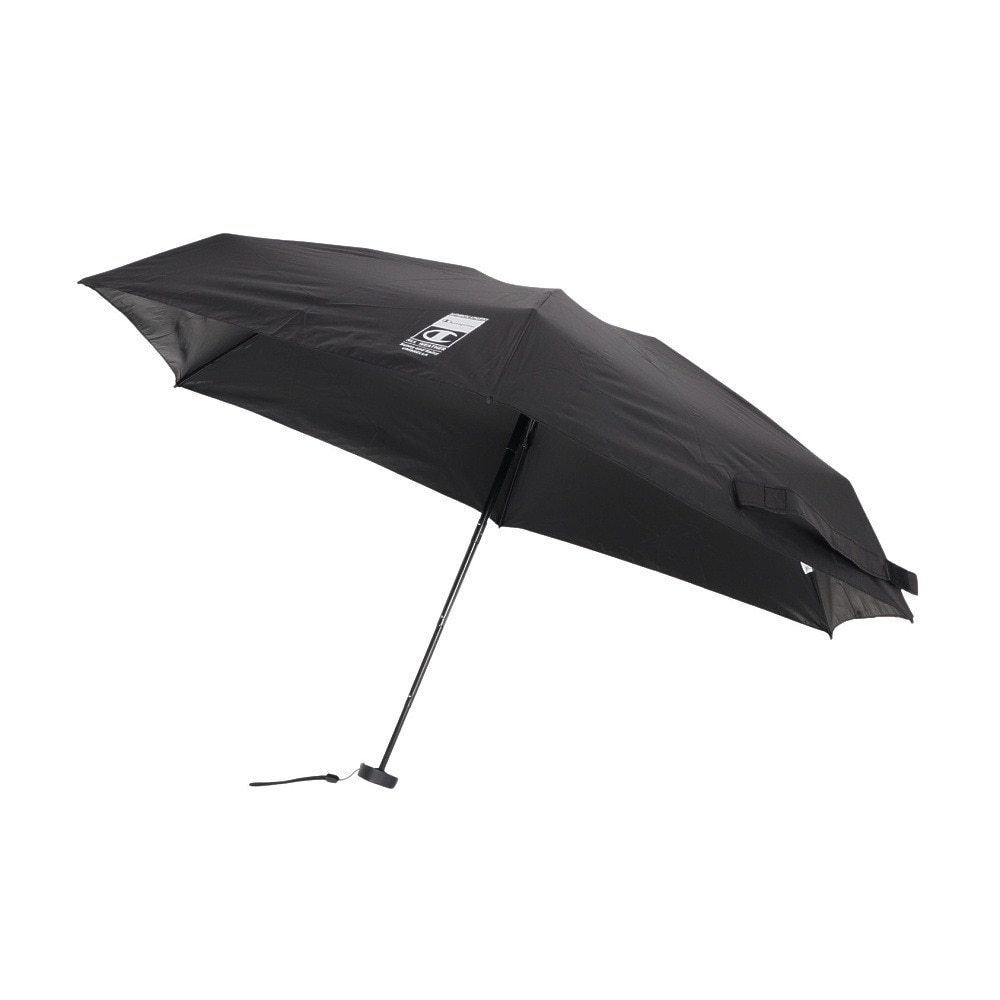 チャンピオン（CHAMPION）（メンズ、レディース）折りたたみ傘 晴雨兼用 5段コンパクト 黒 50cm CHP93MN50 BK UVカット 遮光 日傘 雨傘 