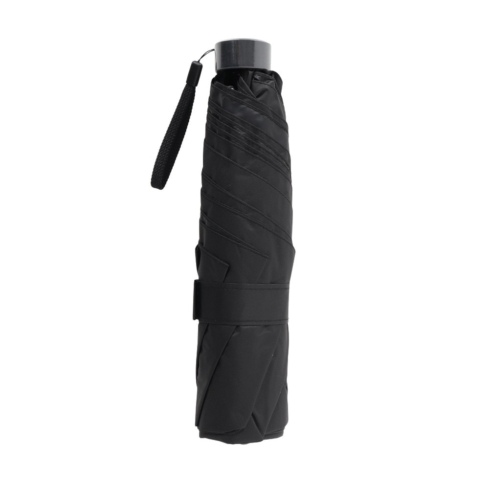 プーマ（PUMA）（メンズ、レディース）折りたたみ傘 晴雨兼用ジャンプ傘 ワンポイント 黒 60cm PBP81MN60 BK UPF50+ UVカット 遮光 軽量 日傘 雨傘