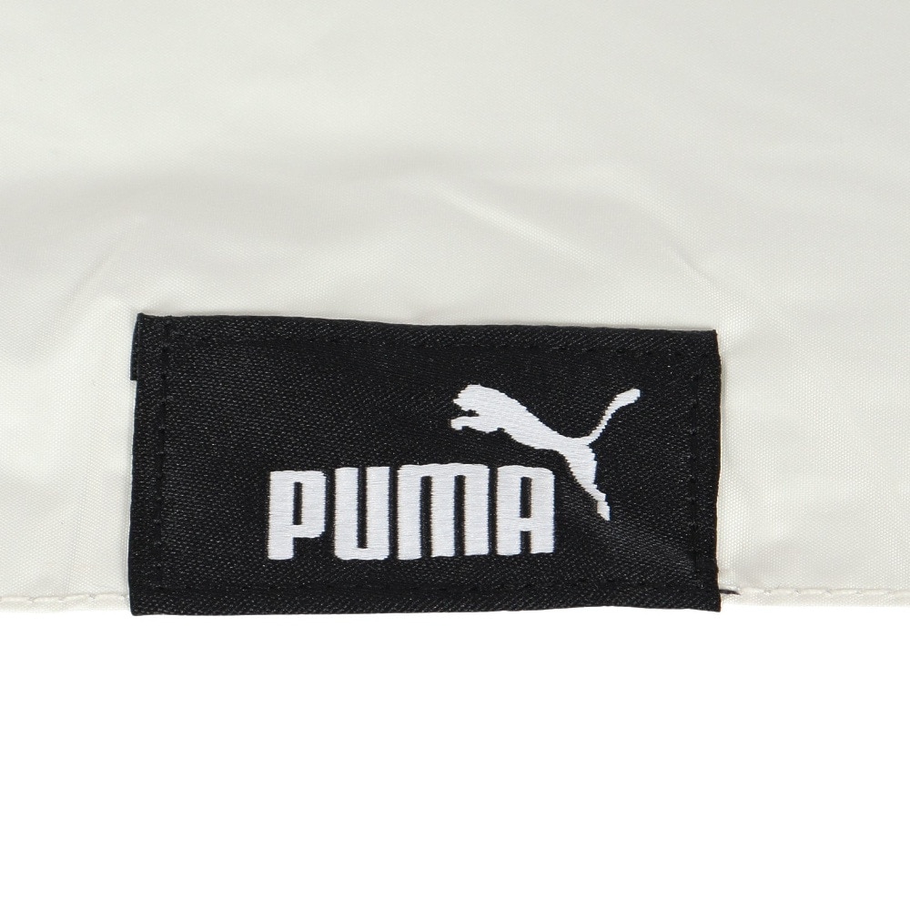 プーマ（PUMA）（メンズ、レディース）折りたたみ傘 晴雨兼用ジャンプ傘 ワンポイント アイボリー 60cm PBP81MN60 IV UPF50+ UVカット 遮光 軽量 日傘 雨傘