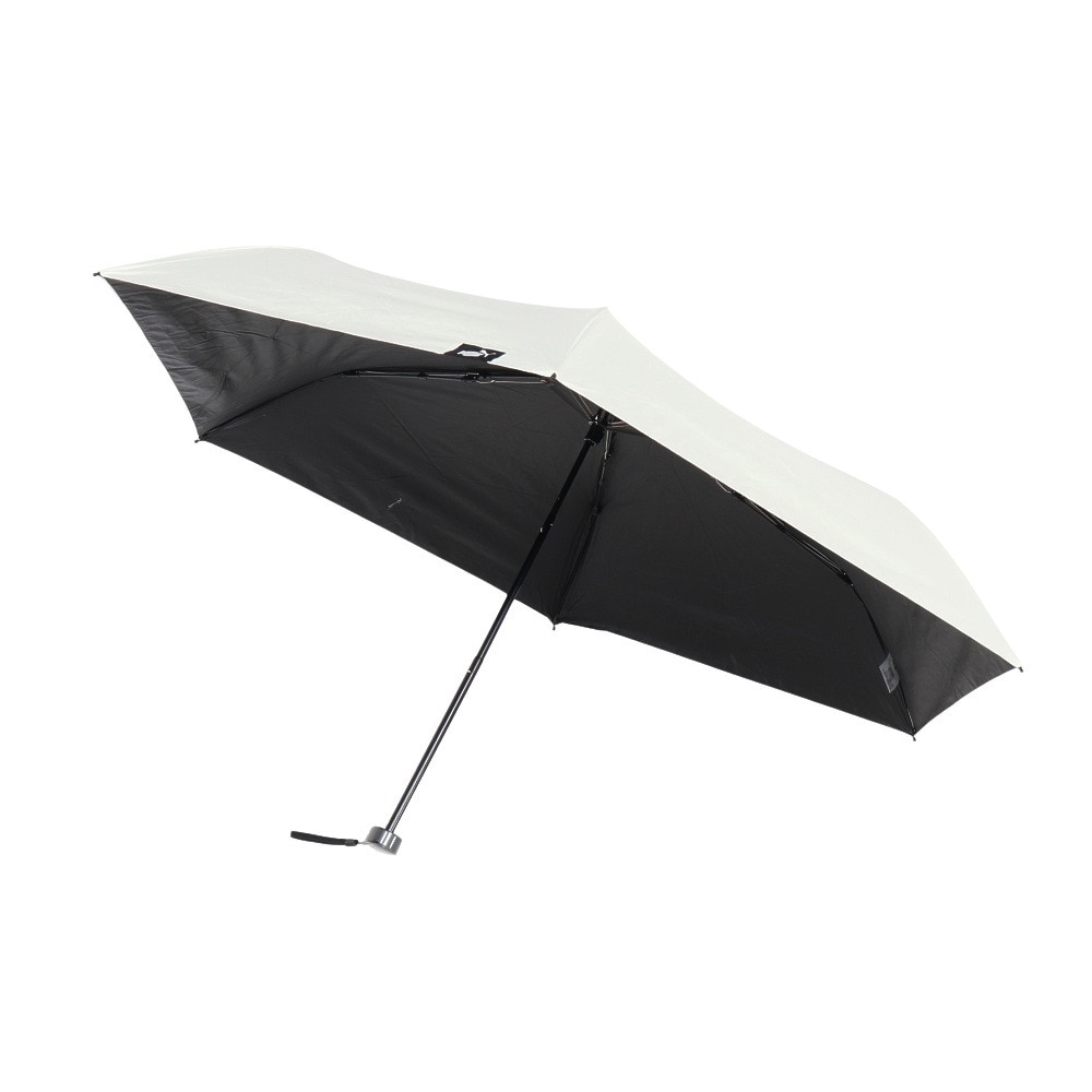 プーマ（PUMA）（メンズ、レディース）折りたたみ傘 晴雨兼用ジャンプ傘 ワンポイント アイボリー 60cm PBP81MN60 IV UPF50+ UVカット 遮光 軽量 日傘 雨傘
