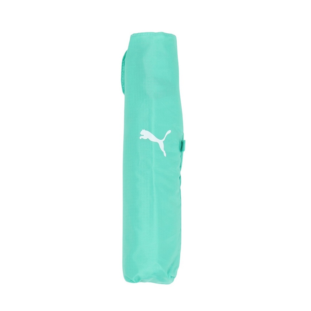プーマ（PUMA）（メンズ、レディース、キッズ）折りたたみ傘 超軽量 リップ無地 緑 55cm PPL22MN55 三段式 雨傘 折り畳み 傘 持ち運び 