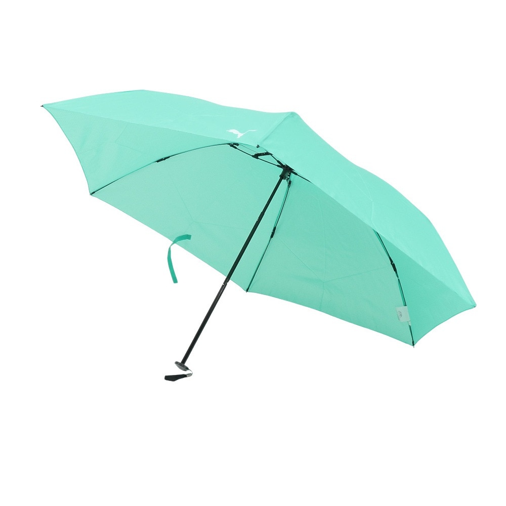 プーマ（PUMA）（メンズ、レディース、キッズ）折りたたみ傘 超軽量 リップ無地 緑 55cm PPL22MN55 三段式 雨傘 折り畳み 傘 持ち運び 