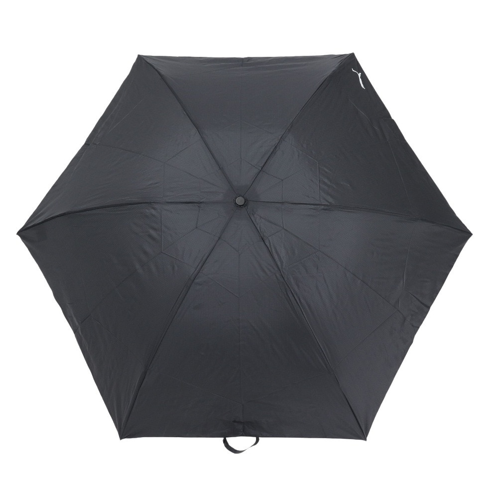 プーマ（PUMA）（メンズ、レディース、キッズ）折りたたみ傘 超軽量 リップ無地 黒 55cm PPL22MN55 BK 三段式 雨傘 折り畳み 傘 持ち運び 