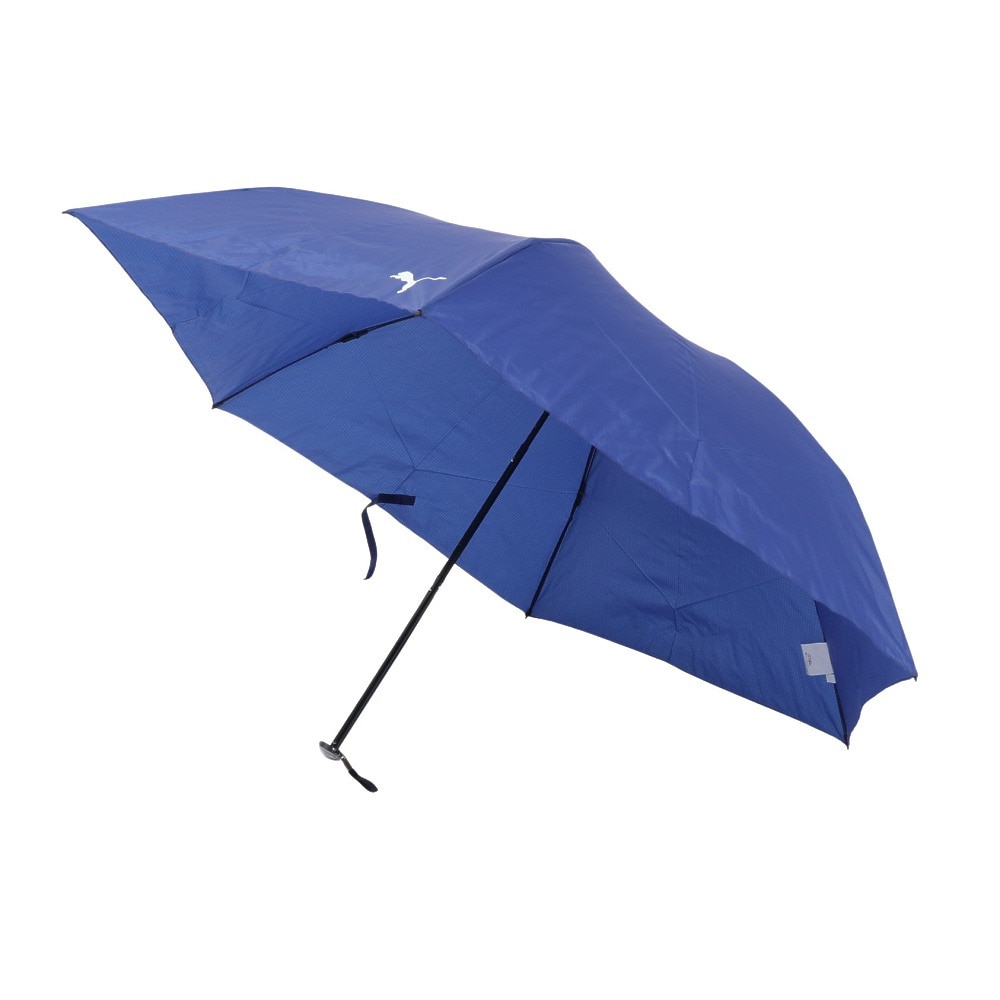 プーマ（PUMA）（メンズ、レディース、キッズ）折りたたみ傘 超軽量 リップ無地 青 55cm PPL22MN55 BL 三段式 雨傘 折り畳み 傘 持ち運び 