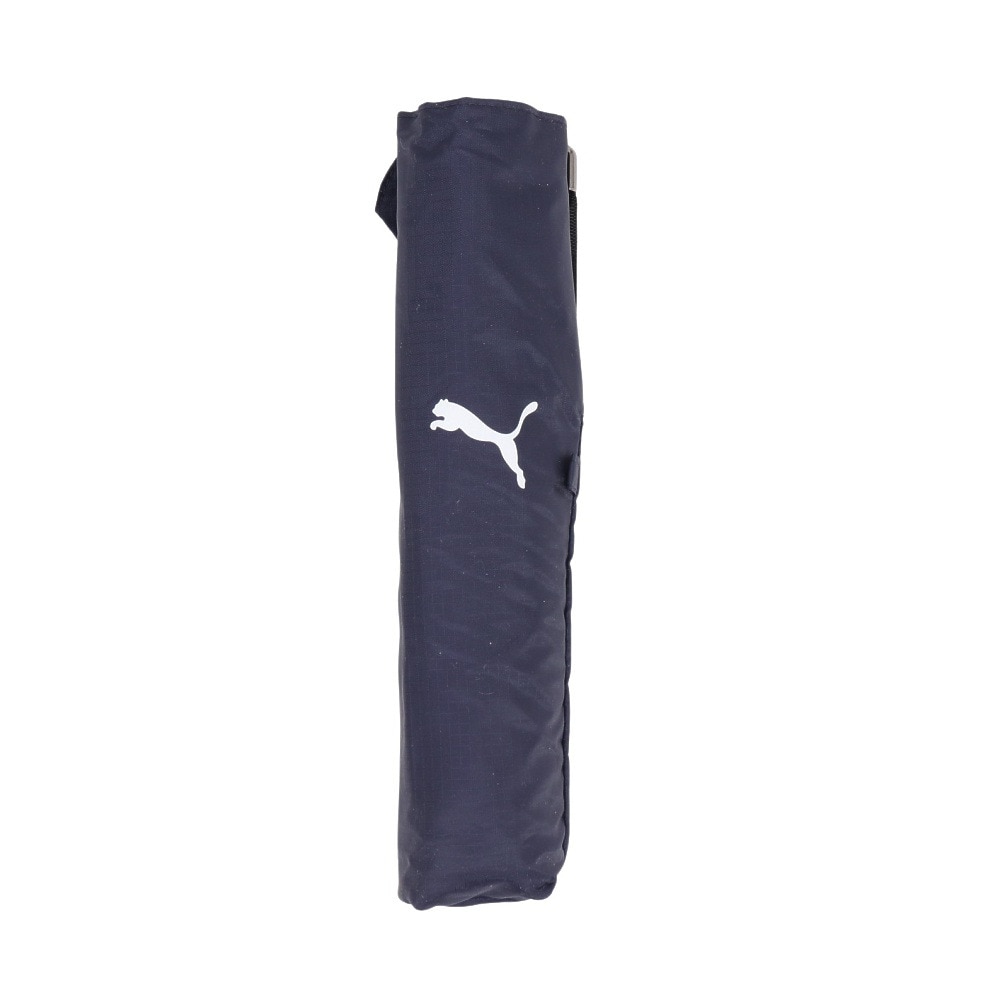 プーマ（PUMA）（メンズ、レディース、キッズ）折りたたみ傘 超軽量 リップ無地 紺 55cm PPL22MN55 NV 三段式 雨傘 折り畳み 傘 持ち運び 
