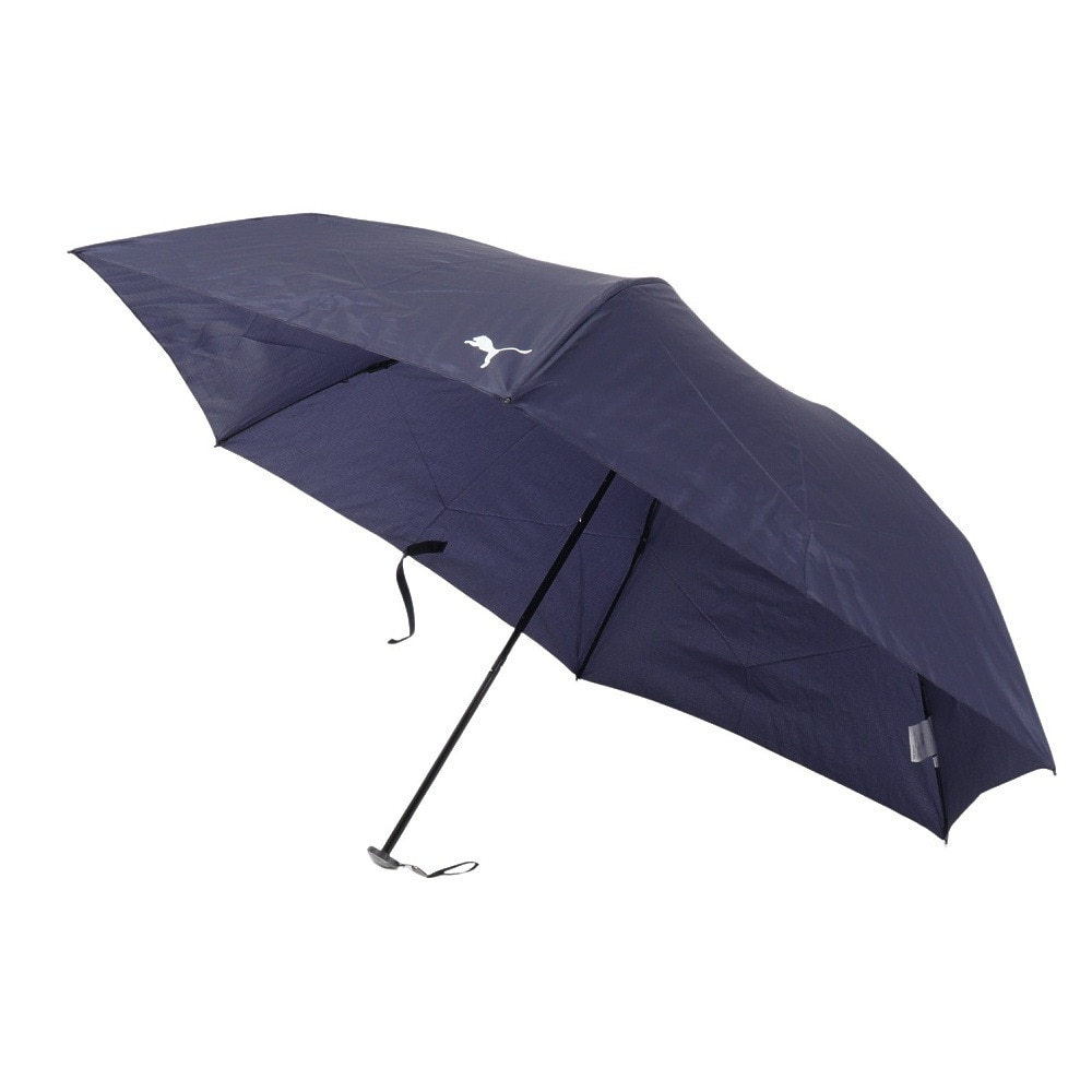 プーマ（PUMA）（メンズ、レディース、キッズ）折りたたみ傘 超軽量 リップ無地 紺 55cm PPL22MN55 NV 三段式 雨傘 折り畳み 傘 持ち運び 
