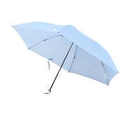 (メンズ、レディース、キッズ)折りたたみ傘 超軽量 リップ無地 水色 55cm PPL22MN55 SAX 三段式 雨傘 折り畳み 傘 持ち運び