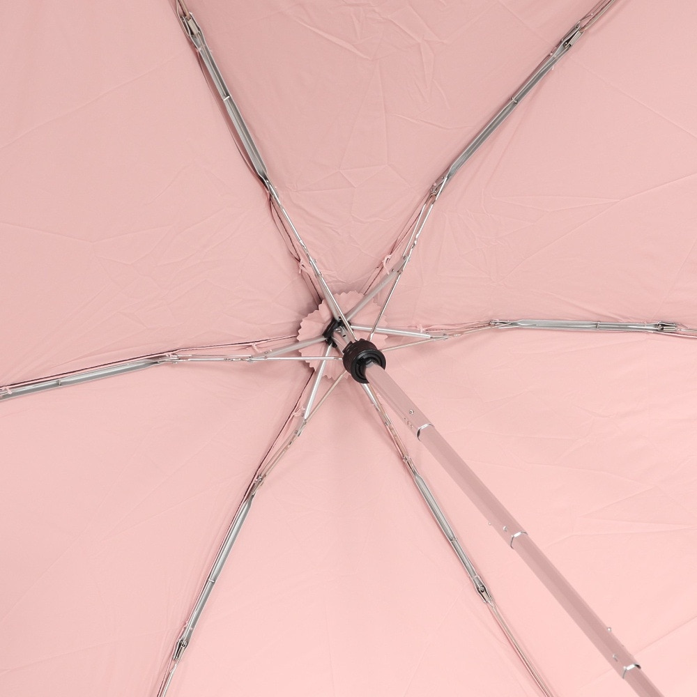 ワールドパーティー（wpc.）（レディース）日傘 折りたたみ 遮光インサイドカラー tiny 50cm 黒 801-12973-102 BK UPF50+ 晴雨兼用 遮熱 遮光 撥水