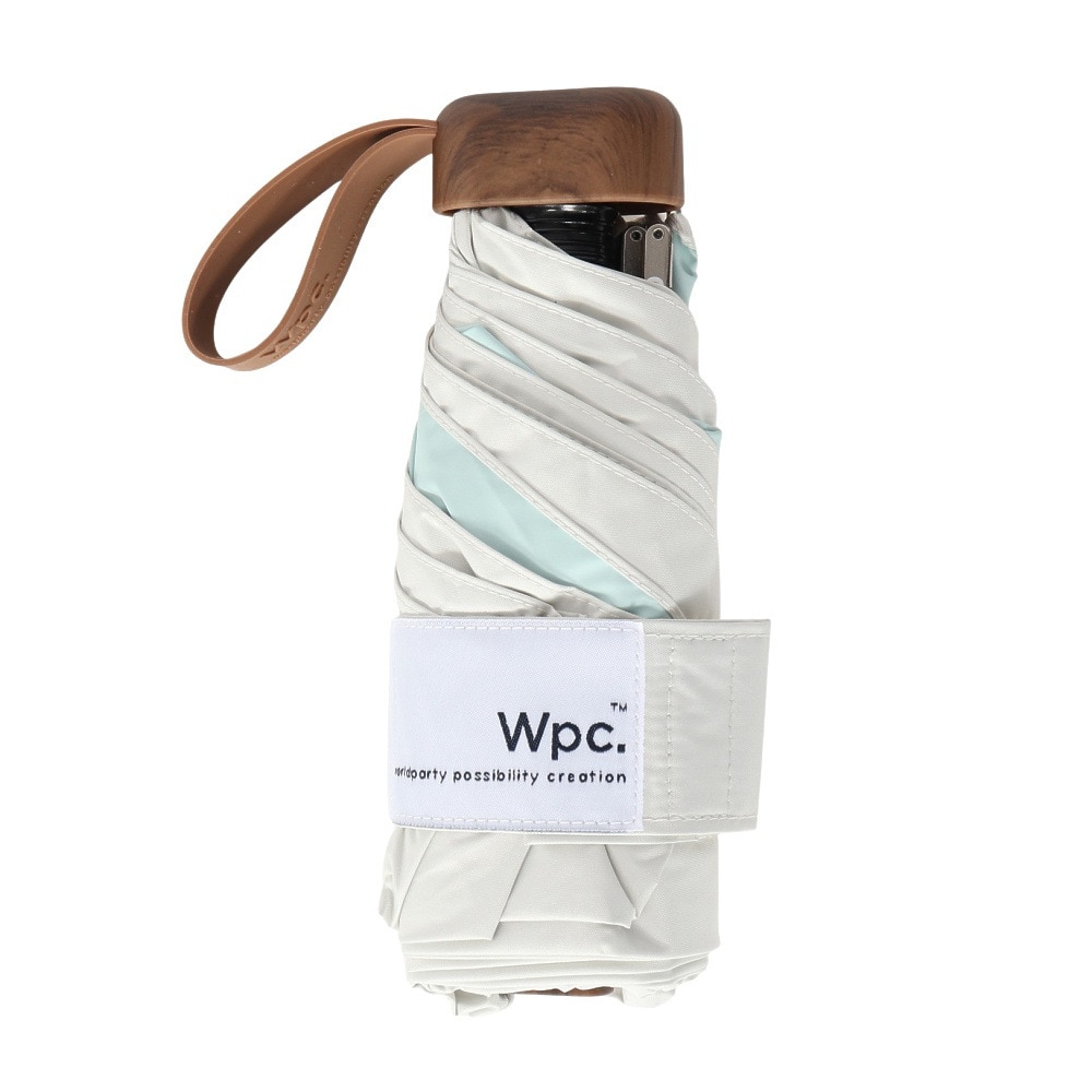 ワールドパーティー（wpc.）（レディース）日傘 折りたたみ 遮光インサイドカラー tiny 50cm 白 801-12973-102 OF UPF50+ 晴雨兼用 遮熱 遮光 撥水