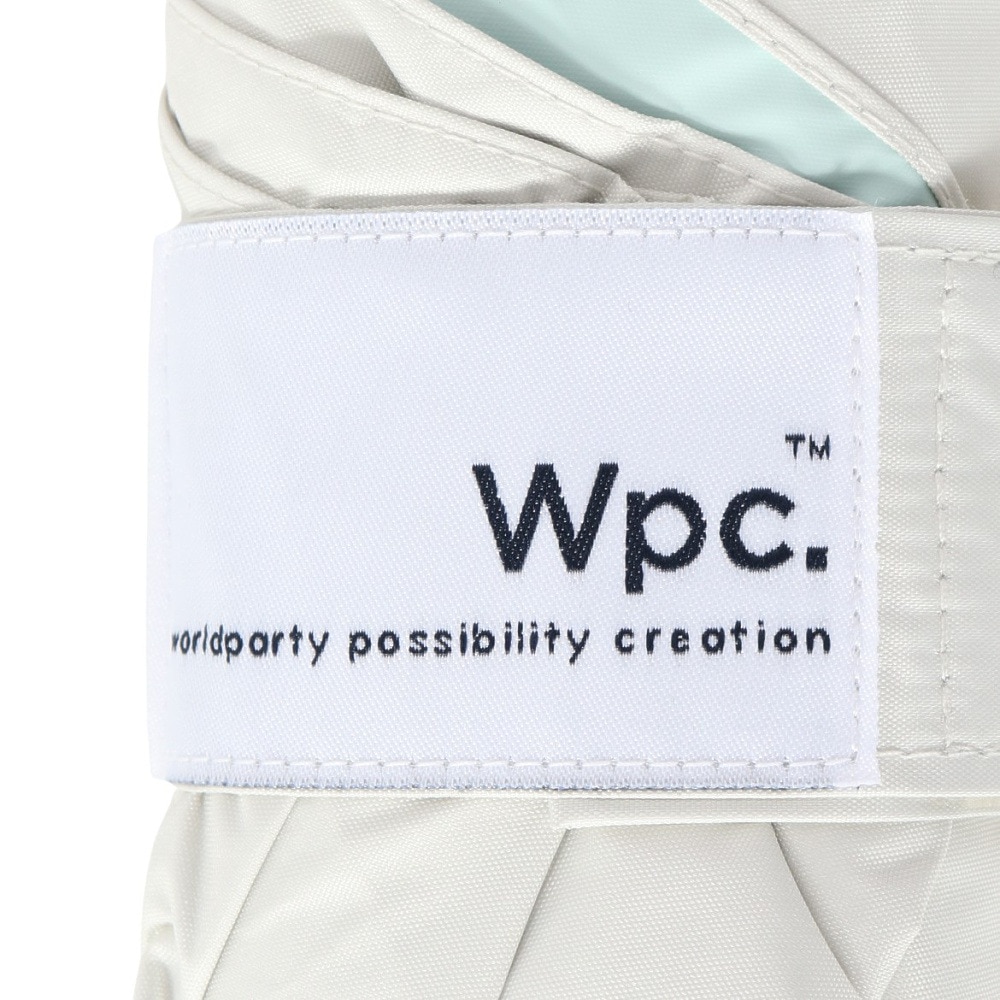 ワールドパーティー（wpc.）（レディース）日傘 折りたたみ 遮光インサイドカラー tiny 50cm 白 801-12973-102 OF UPF50+ 晴雨兼用 遮熱 遮光 撥水