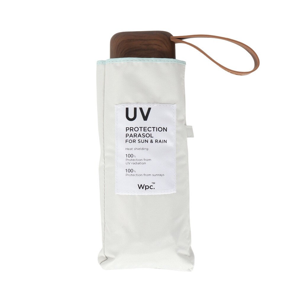 ワールドパーティー（wpc.）（レディース）日傘 折りたたみ 遮光インサイドカラー tiny 50cm 白 801-12973-102 OF UPF50+ 晴雨兼用 遮熱 遮光 撥水