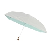 (レディース)日傘 折りたたみ 遮光インサイドカラー tiny 50cm 白 801-12973-102 OF UPF50+ 晴雨兼用 遮熱 遮光 撥水