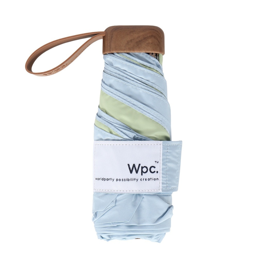 ワールドパーティー（wpc.）（レディース）日傘 折りたたみ 遮光インサイドカラータイニー 50cm サックス 801-12973-102 SX UPF50+ 晴雨兼用 遮熱 遮光 撥水