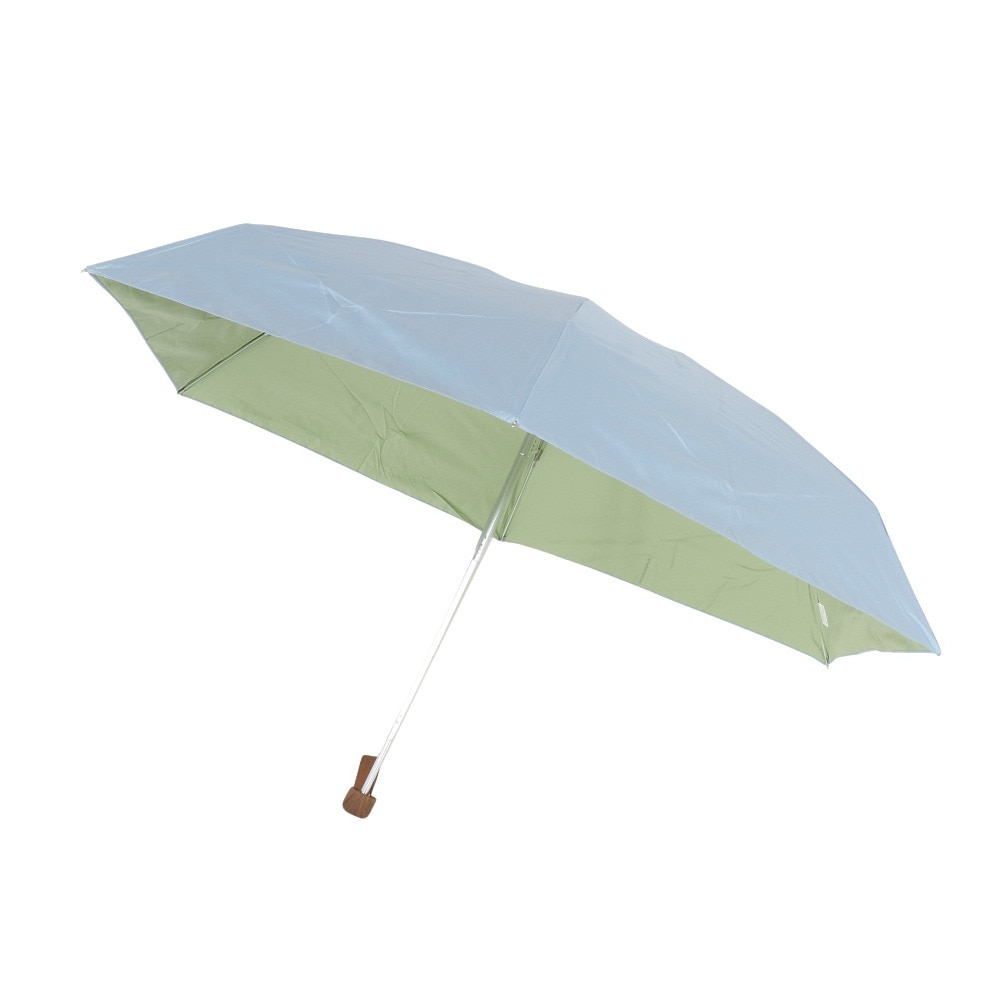 ワールドパーティー（wpc.）（レディース）日傘 折りたたみ 遮光インサイドカラータイニー 50cm サックス 801-12973-102 SX UPF50+ 晴雨兼用 遮熱 遮光 撥水