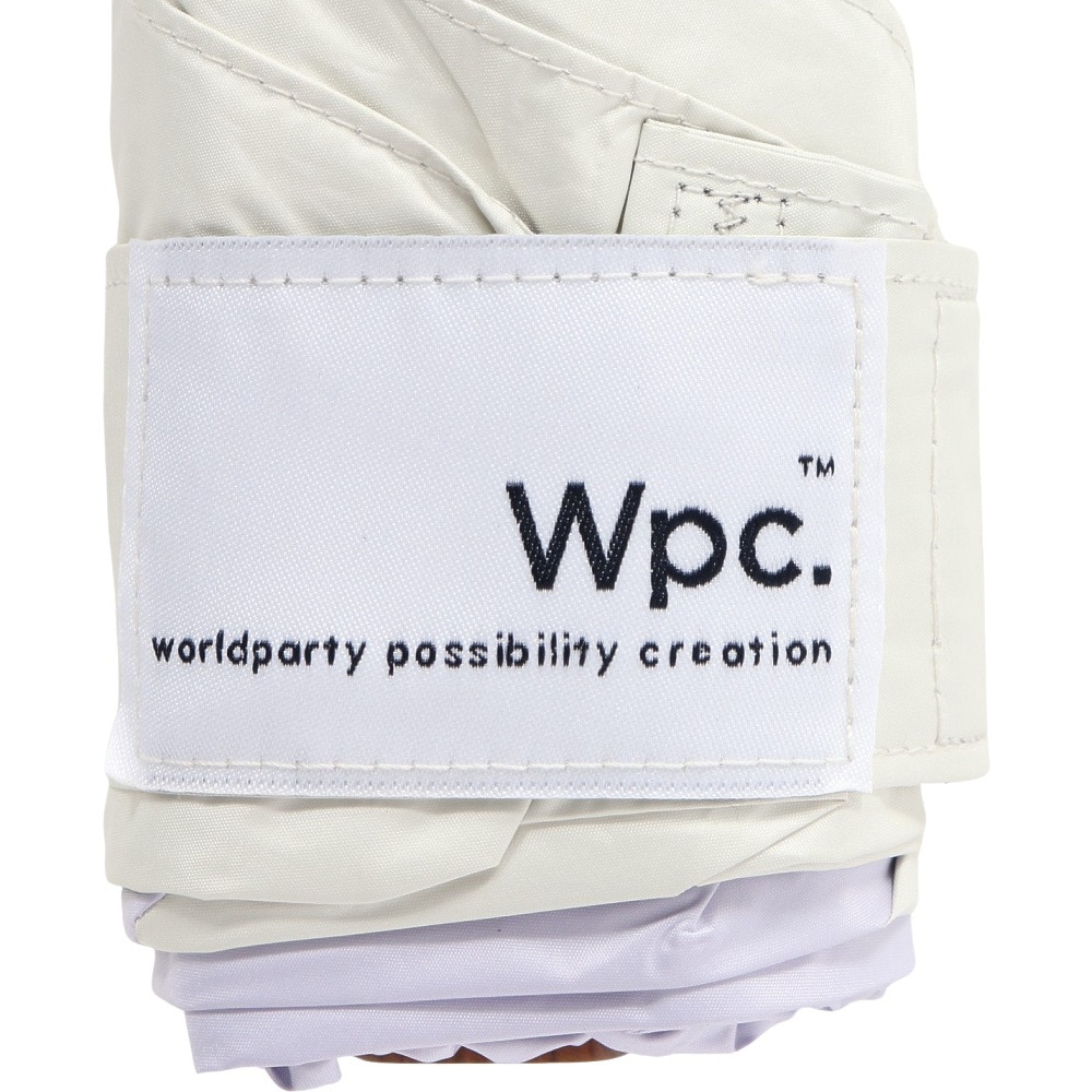 ワールドパーティー（wpc.）（レディース）日傘 折りたたみ 遮光切り継ぎタイニー 47cm ラベンダー 801-16702-102 LV UPF50+ 晴雨兼用 遮熱 遮光