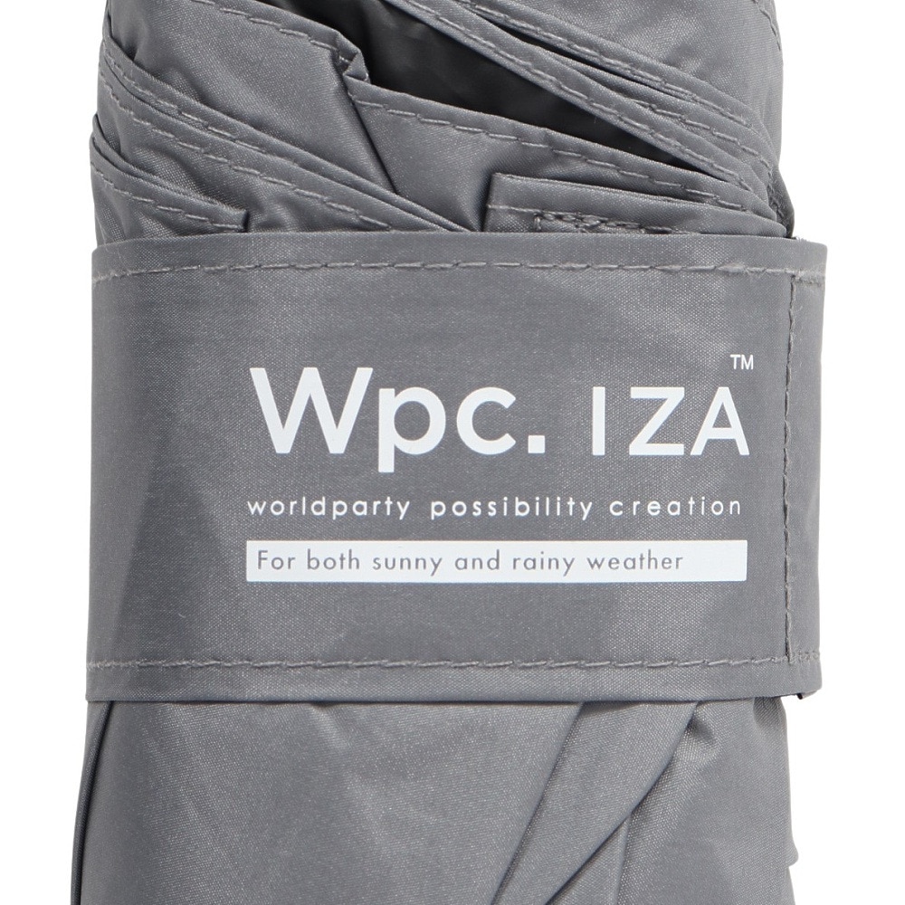 ワールドパーティー（wpc.）（メンズ、レディース）日傘 晴雨兼用 折りたたみ IZA COMPACT 53cm グレー ZA020-001-102 GY UPF50+ 晴雨兼用 遮熱 遮光 撥水