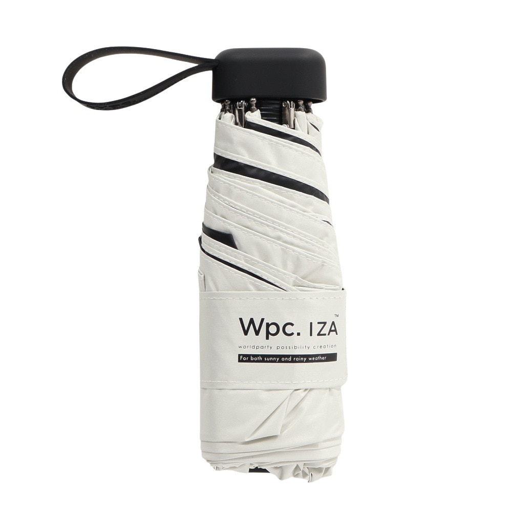 ワールドパーティー（wpc.）（メンズ、レディース）日傘 晴雨兼用 折りたたみ IZA COMPACT 53cm 白 ZA020-001-102 OF UPF50+ 晴雨兼用 遮熱 遮光 撥水