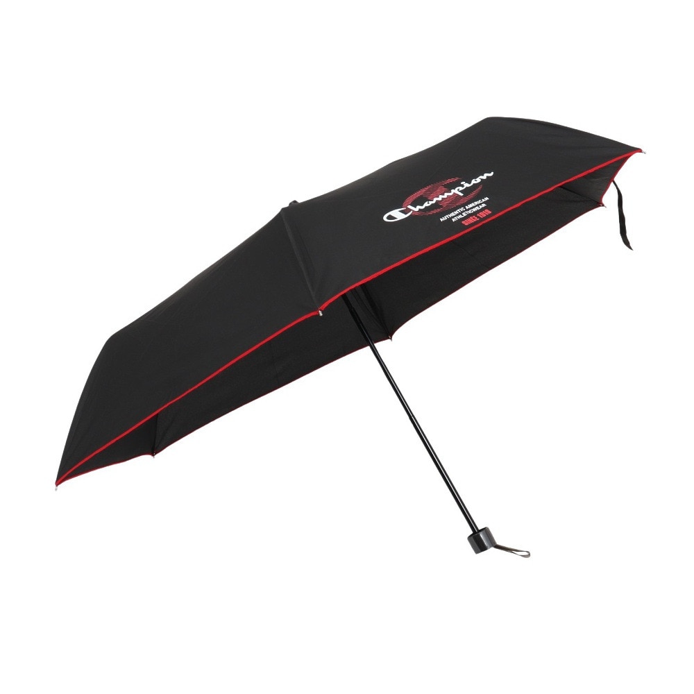 チャンピオン（CHAMPION）（メンズ、レディース、キッズ）折りたたみ傘 オーバーロック 黒 55cm CHS67MN55 BK折り畳み 傘 持ち運び 