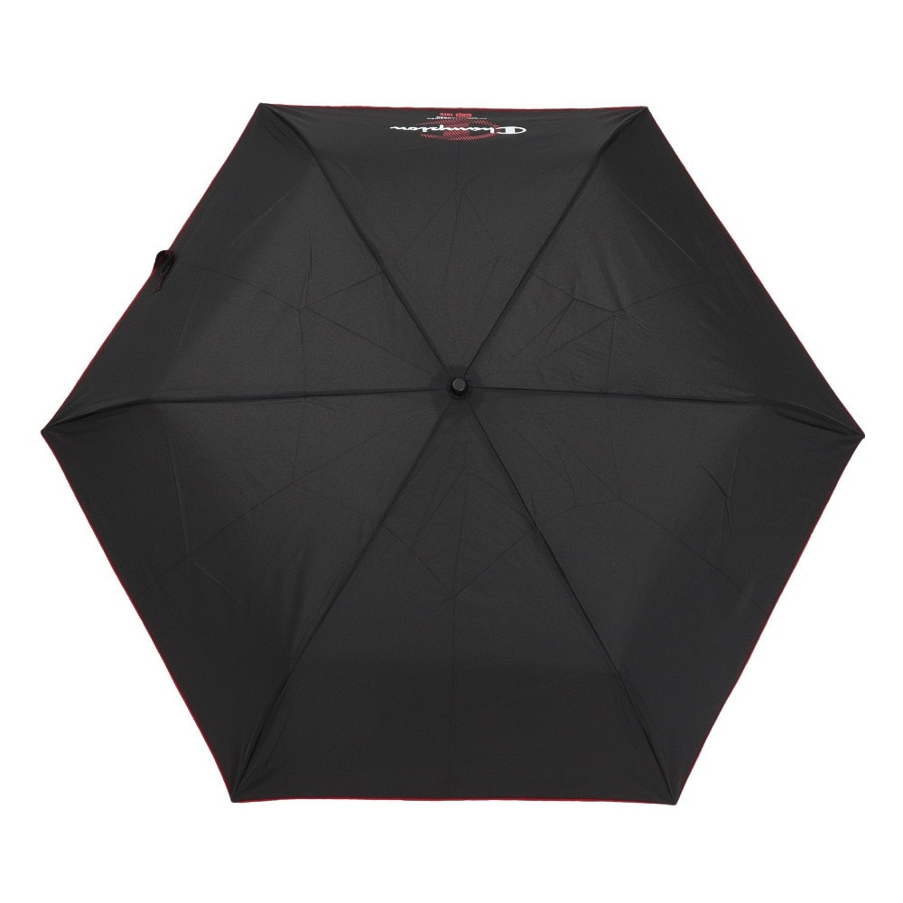 チャンピオン（CHAMPION）（メンズ、レディース、キッズ）折りたたみ傘 オーバーロック 黒 55cm CHS67MN55 BK折り畳み 傘 持ち運び 