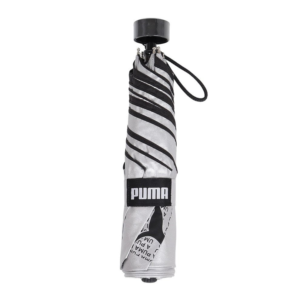 プーマ（PUMA）（キッズ）ジュニア 晴雨兼用SV無地 55cm 折畳みミニ傘 