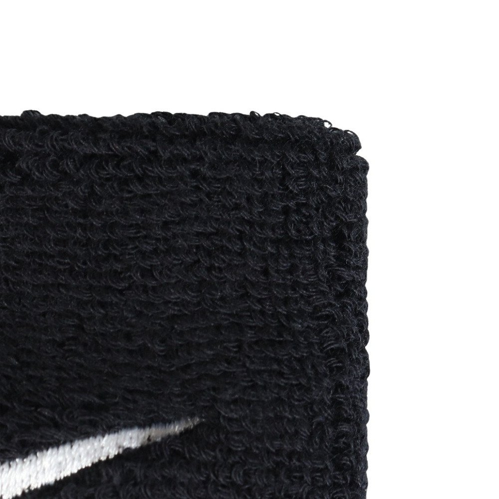 ナイキ（NIKE）（メンズ、レディース）リストバンド スウッシュ クラシック 2P ブラック×ホワイト BN3000-010