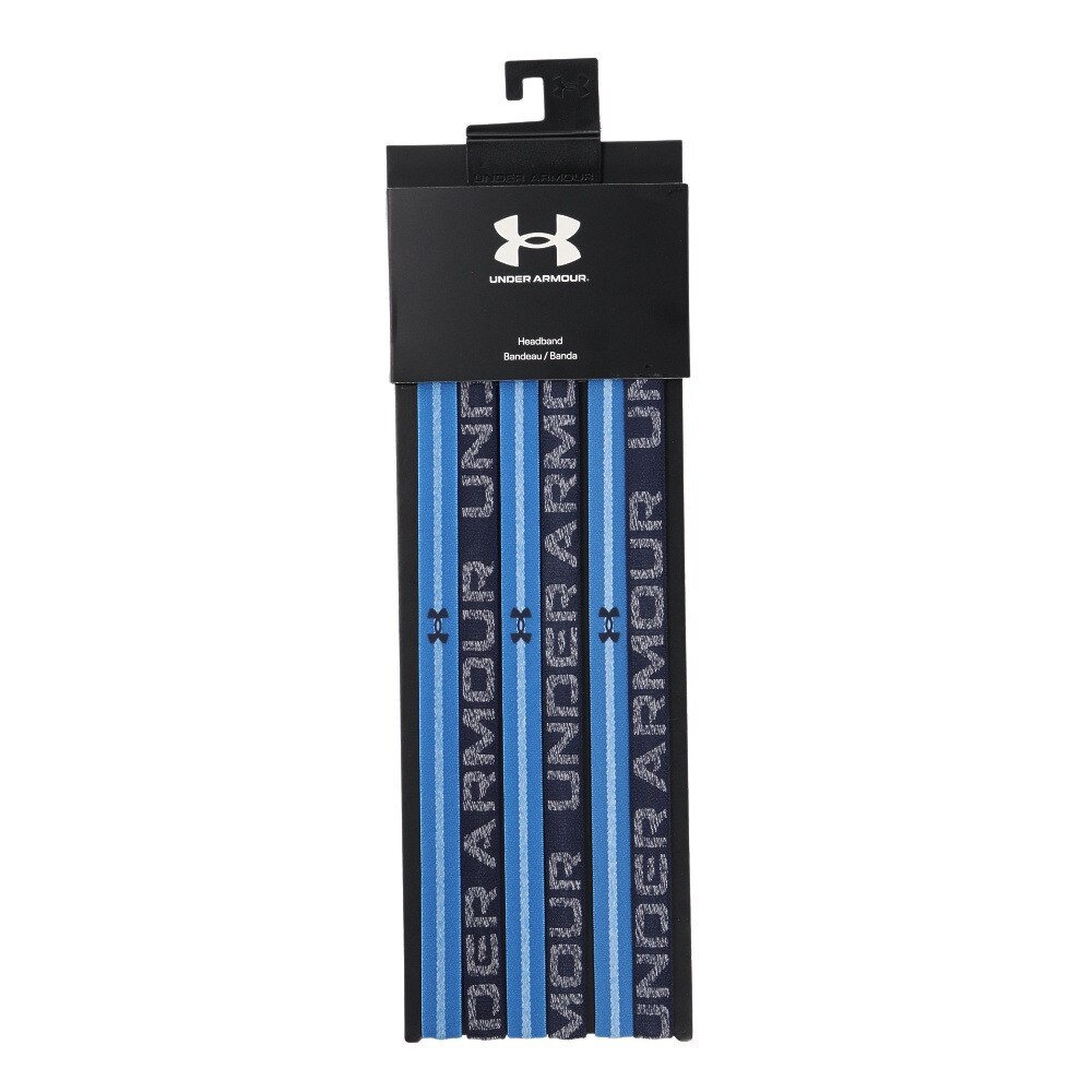 アンダーアーマー（UNDER ARMOUR）（メンズ、レディース）ヘザー ミニヘッドバンド 6個セット 1311044 474