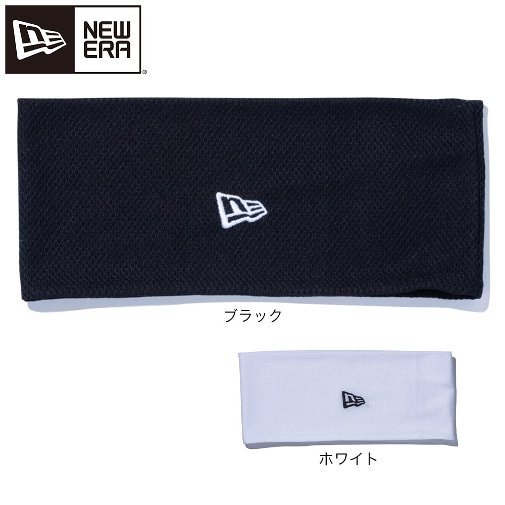 ニューエラ（NEW ERA）（メンズ、レディース）ヘアバンド フラッグロゴ ブラック 13517798