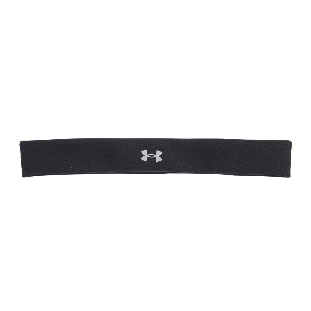 アンダーアーマー（UNDER ARMOUR）（レディース）プレーアップ ヘッドバンド 1366241 001 細め 黒