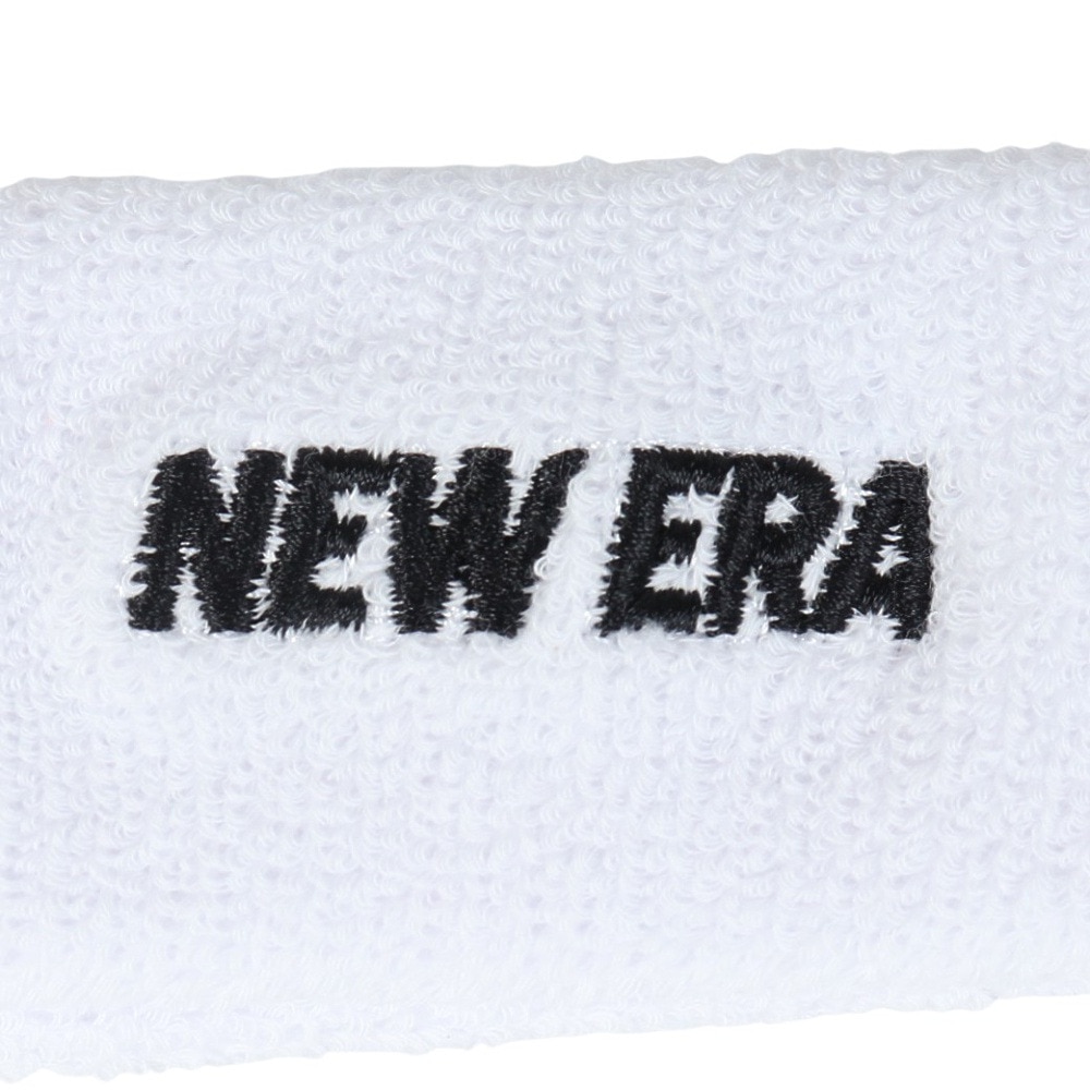 ニューエラ（NEW ERA）（メンズ、レディース）ヘッドバンド NEW ERA ホワイト×ブラック 14164445