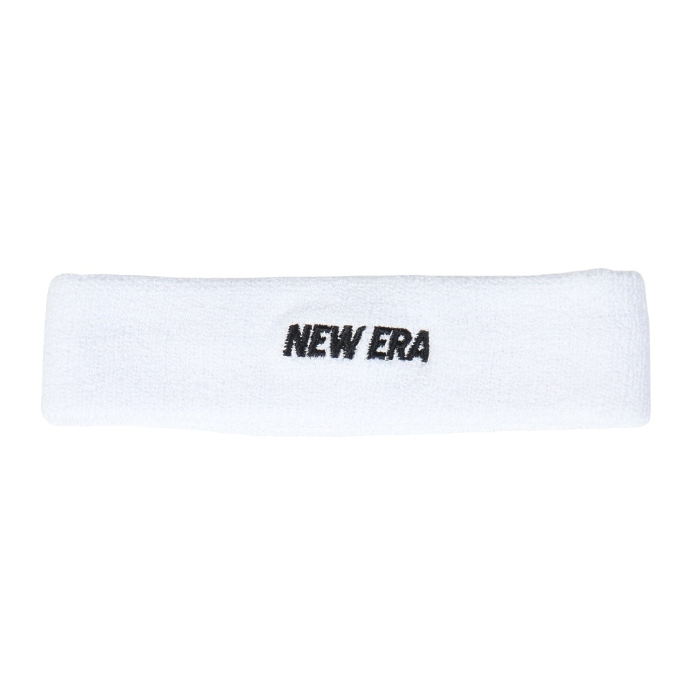 ニューエラ（NEW ERA）（メンズ、レディース）ヘッドバンド NEW ERA ホワイト×ブラック 14164445