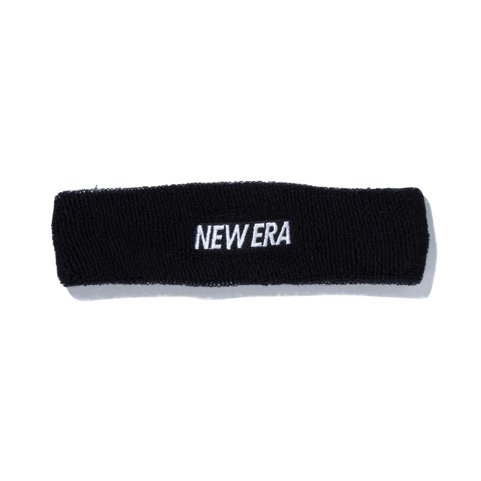 ニューエラ（NEW ERA）（メンズ、レディース）ヘッドバンド NEW ERA ブラック×ホワイト 14164451