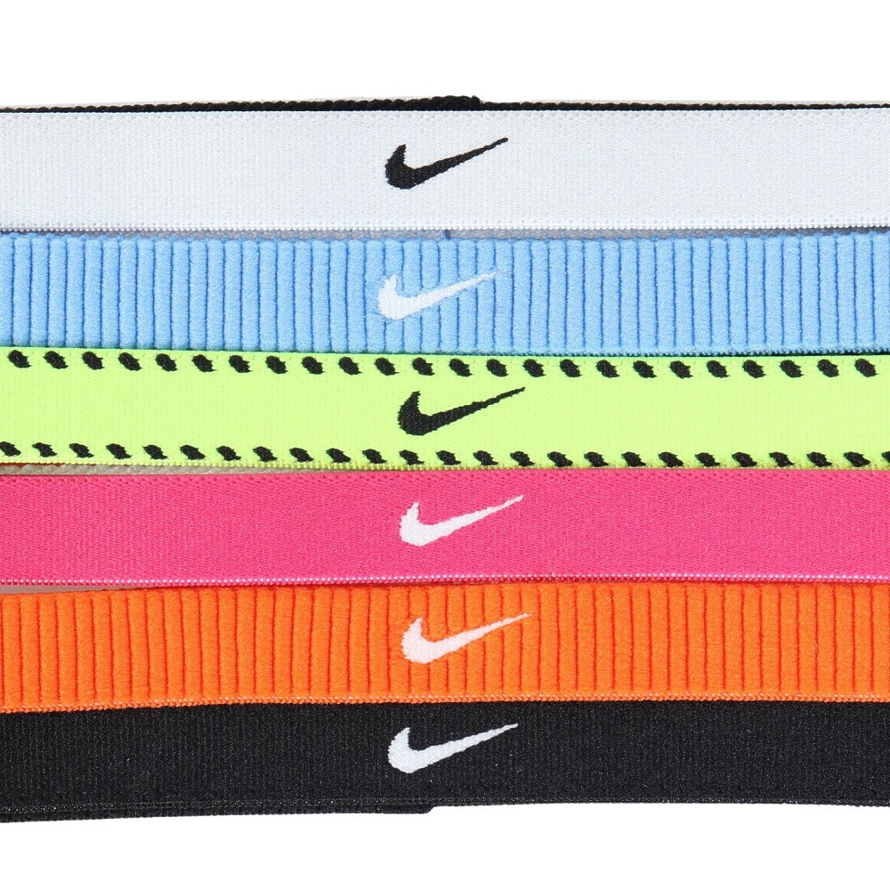 ナイキ（NIKE）（メンズ、レディース）クラシック ヘッドバンド 6本入 BN2003-702 ヘアバンド ヘッドギア トレーニング 部活 運動 スポーツ